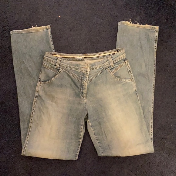 Armani collezioni sz 8 straight leg jean